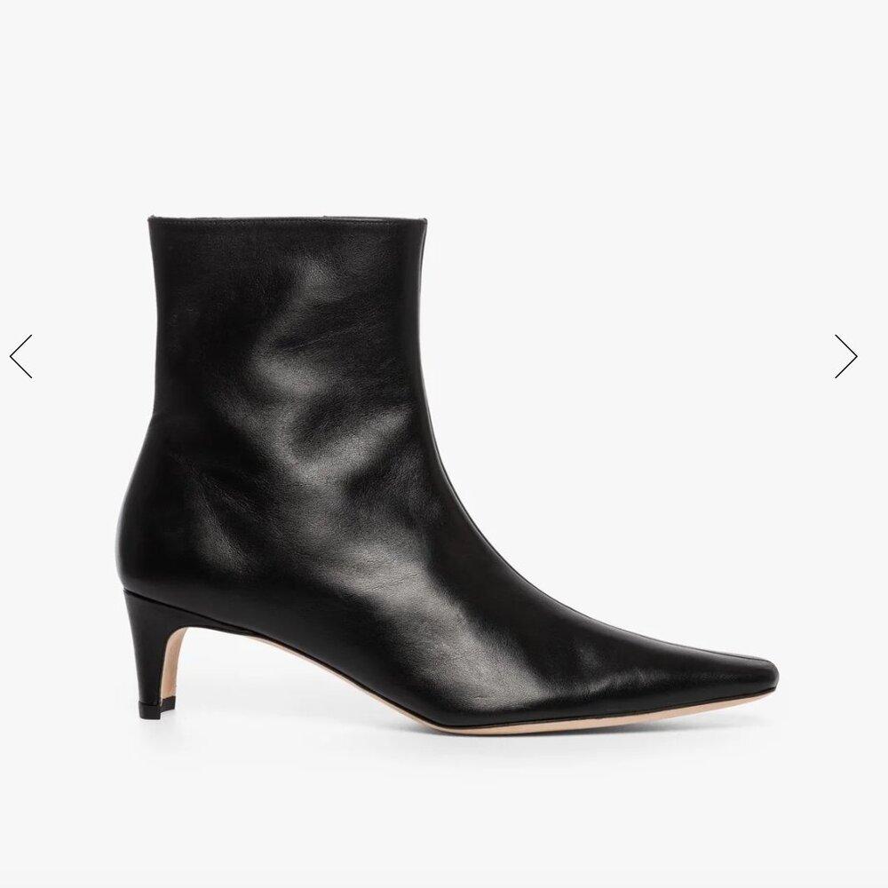 STAUD WALLY ANKLE BOOT BLACK VALLETTA